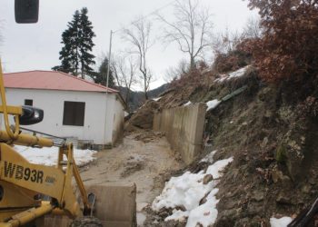 Κατολίσθηση στο Ξυλοχώρι Συνοικισμό της Ελάτης του Δήμου Πύλης