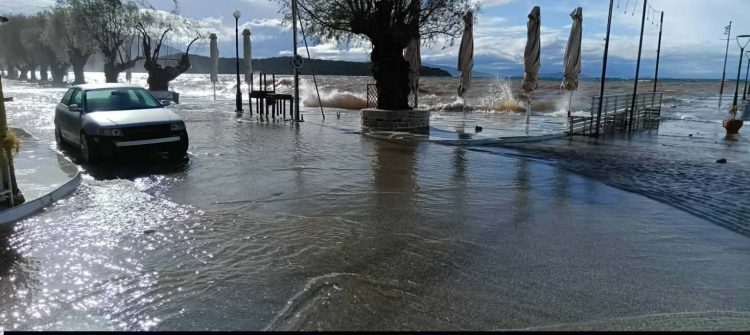 Βγήκε η θάλασσα σε Μηλίνα και Πλατανιά (ΕΙΚΟΝΕΣ – ΒΙΝΤΕΟ)