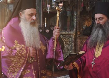 Λιτά και κατανυκτικά τα Ονομαστήρια του Μητροπολίτου Σταγών και Μετεώρων κ. Θεοκλήτου (ΕΙΚΟΝΕΣ)
