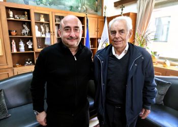 Συνάντηση Σακκά – Παπαστεριάδη στο Δημαρχείο Τρικκαίων
