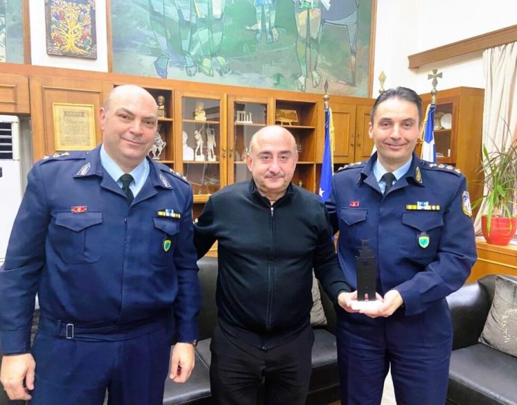 Στον Δήμαρχο Τρικκαίων η νέα διοίκηση της Δ/νσης Αστυνομίας Τρικάλων