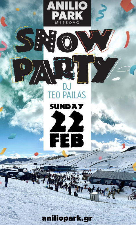 Anilio Park: Snow Party στα 1.850μ. – Ο χειμώνας γίνεται γιορτή στο χιονοδρομικό Ανηλίου