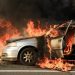 Όχημα κάηκε ολοσχερώς στον Ε65 κοντά στον Βιολογικό Καλαμπάκας (ΕΙΚΟΝΕΣ)