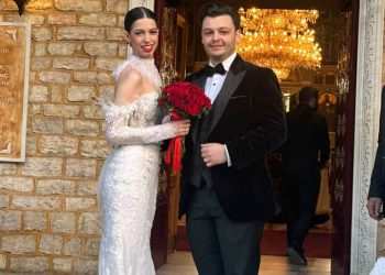 Στον παλμό του Αγίου Βαλεντίνου ένωσαν τις ζωές τους ο Κωνσταντίνος Παναγιωτόπουλος και η Κέλλυ Κοντογώγου