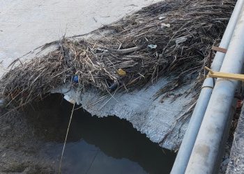 Τρίκαλα: Η νεροποντή «τραυμάτισε σοβαρά» τα εν εξελίξει έργα στην Γέφυρα Κουτσομυλίων (ΕΙΚΟΝΕΣ)