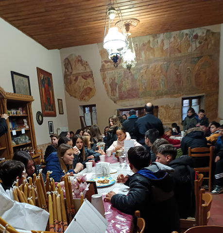 Μια ξεχωριστή εκπαιδευτική εμπειρία του 9ου Γυμνασίου Τρικάλων στην Μονή Αγίου Παντελεήμονα Αγιάς και στην Λάρισα