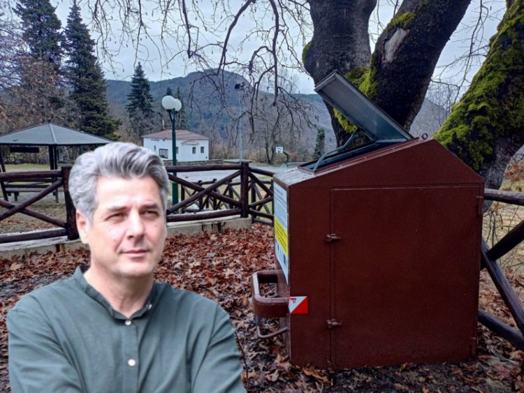 Κάδος απορριμμάτων προστασίας από την αρκούδα στην Καστανιά (ΕΙΚΟΝΕΣ)