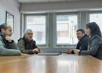 Συνάντηση εργασίας της Βουλευτή Τρικάλων Μαρίνας Κοντοτόλη στο Εργατικό Κέντρο Τρικάλων και στην Επιθεώρηση Εργασίας
