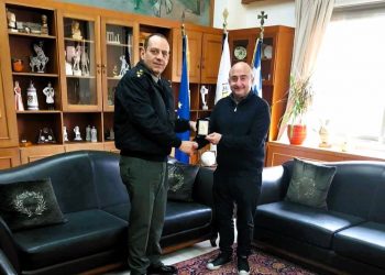 Στον Δήμαρχο Τρικκαίων ο νέος διοικητής της ΣΜΥ