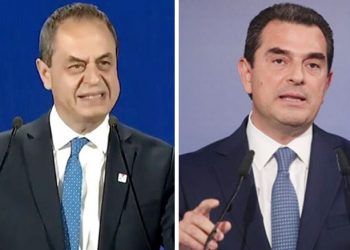 Στη Λάρισα κλιμάκιο της ΝΔ με επικεφαλής τον γραμματέα του κόμματος Κ. Σκρέκα και το γραμ. Οργανωτικού Στ. Κονταδάκη