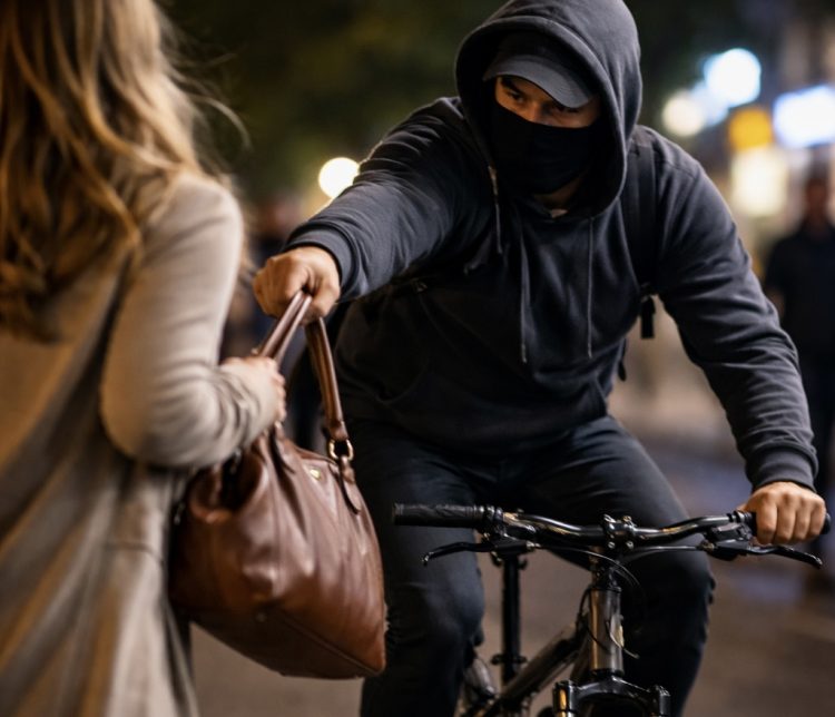 Ποδηλάτης άρπαξε γυναικεία τσάντα με 140 ευρώ