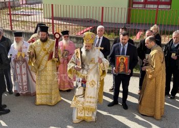 Με λιτάνευση των εικόνων εορτάστηκε χοροστατούντος του Μητροπολίτη κ. Θεόκλητου η Κυριακή της Ορθοδοξίας στον Ι.Ν. Αγίων  Κων/νου και Ελένης Καλαμπάκας (ΕΙΚΟΝΕΣ)