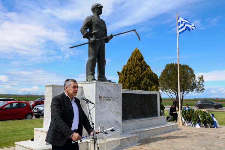 Ο Δημ. Κουρέτας τίμησε στο Κιλελέρ τους αγωνιστές του 1910 και του σήμερα