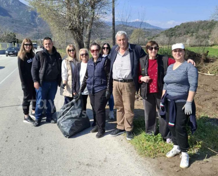 Δρόμος Διάβας – Καλαμπάκας: Συνεχίστηκε και σήμερα η δράση καθαρισμού (ΦΩΤΟ)