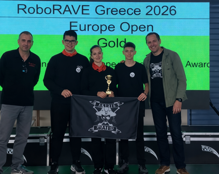 Οι «AKETH Pirates» κατακτούν την κορυφή στο RoboRAVE 2026- Europe Open και προκρίνονται στον Παγκόσμιο Τελικό στην Ιαπωνία
