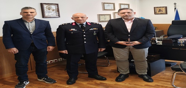 Με το νέο αστυνομικό περιφερειάρχη Γεώργιο Ντιζέ συναντήθηκαν τρικαλινοί αστυνομικοί