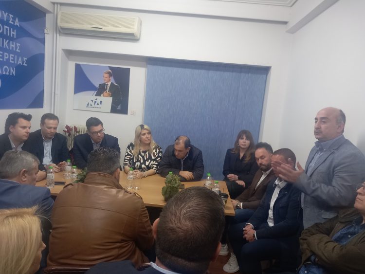 Συνεδρίαση της ΔΕΕΠ Τρικάλων της Νέας Δημοκρατίας παρουσία κυβερνητικών και κομματικών στελεχών