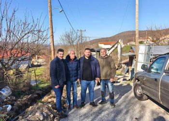 Σε πλήρη εξέλιξη οι εργασίες αποκατάστασης του δικτύου άρδευσης στον Λογγά – Ο Δήμος Μετεώρων ενισχύει τις υποδομές των χωριών