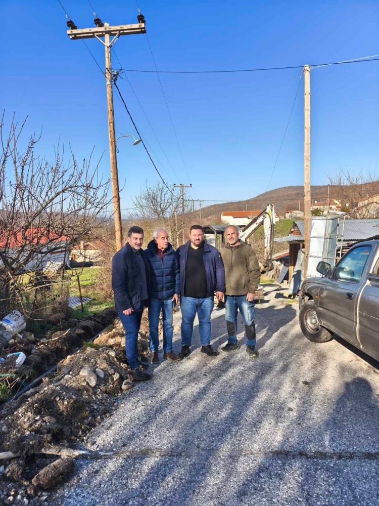 Σε πλήρη εξέλιξη οι εργασίες αποκατάστασης του δικτύου άρδευσης στον Λογγά – Ο Δήμος Μετεώρων ενισχύει τις υποδομές των χωριών