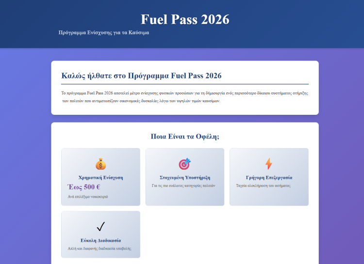 Δεν πρόλαβε να ανακοινωθεί το Fuel Pass 2026 και άρχισαν τα παραπλανητικά μηνύματα – απάτες