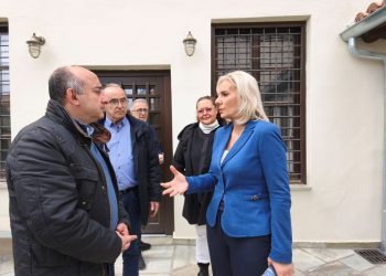Πρώτες ματιές στο «Σπίτι Τρικαλινών Δημιουργών» από Δήμαρχο Τρικκαίων και Γραμματέα Αποκεντρωμένης Διοίκησης Θεσσαλίας – Στ. Ελλάδας