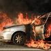 Φωτιά σε εν κινήσει όχημα έξω από το Μουζάκι (ΦΩΤΟ – ΒΙΝΤΕΟ)