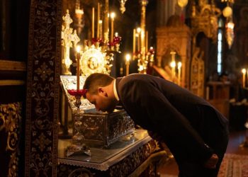 Λευτέρης Αβραμόπουλος: Άντλησε δύναμη και εμπνεύστηκε από το παράδειγμα τού (σήμερα τιμωμένου) Οσίου Αθανασίου του Μετεωρίτη
