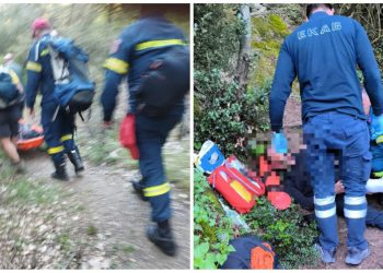 Καλαμπάκα: Επιχείρηση διάσωσης τραυματισμένου τουρίστα στο μονοπάτι του Αγίου Πνεύματος