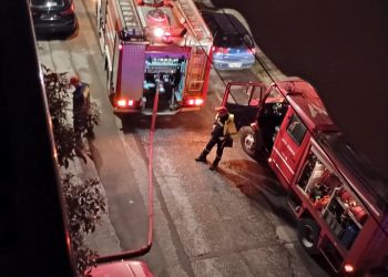 Συναγερμός στην οδό Αριστοτέλους από φωτιά σε καμινάδα