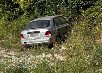 Εκτροπή αυτοκινήτου χωρίς τραυματισμό στην Επ.Ο. Καρδίτσας – Τρικάλων στο ύψος του Αγναντερού