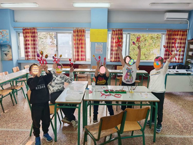 Πασχαλινά εργαστήρια κατασκευών στο ΚΔΑΠ «ΣΤΑΘΜΟΣ» του Δήμου Τρικκαίων