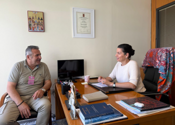 Συνάντηση εργασίας της κας Κοντοτόλη Μαρίνας, Βουλευτή Τρικάλων, με τον Πρόεδρο του Συλλόγου Ενεργών Πολιτών για την Προστασία του Περιβάλλοντος Αντιχασίων και Μετεώρων