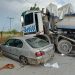 Συναγερμός έξω από τη Λάρισα: φορτηγό ξήλωσε γέφυρα στην Βόλου και έπεσε σε μάντρα-ένας τραυματίας (ΦΩΤΟ)
