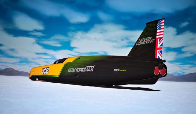 JCB Hydromax: Το υδρογονοκίνητο θηρίο των 1.579 ίππων θέλει να σπάσει το ρεκόρ ταχύτητας