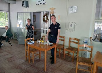 Ενημερωτική δράση στο ΚΑΠΗ Μουριάς για την πρόληψη τηλεφωνικών απατών