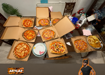 Οι Τρικαλινοί «βούλιαξαν» τα delivery για τη Eurovision – Το σπίτι που έγινε… πίτσα πάρτι!