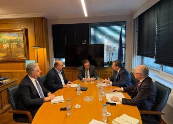 Θανάσης Λιούτας: Συνάντηση με τον Υπουργό Αγροτικής Ανάπτυξης Μαργαρίτη Σχοινά – Στο επίκεντρο η γεωργία και η κτηνοτροφία του Νομού Τρικάλων