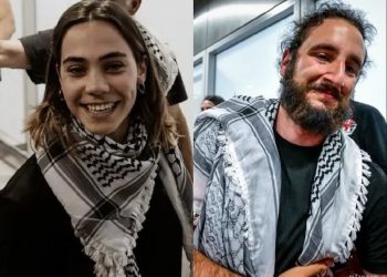 Στόλος Αλληλεγγύης: “Μείναμε εδώ ώσπου να γυρίσουν” – “Συνεχίζουμε” το ξεκάθαρο μήνυμα από τους “δικούς” μας Ελένη Τσιάντα και Δημήτρη Μπιτουλά-Κουρούση (ΦΩΤΟ)