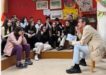 Το 5ο Γυμνάσιο στη Δημοτική Βιβλιοθήκη Τρικάλων