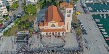 Εντυπωσιακό το 7ο Αντάμωμα Παραδοσιακών Χορευτικών Ομάδων Μαγνησίας [εναέριες εικόνες]