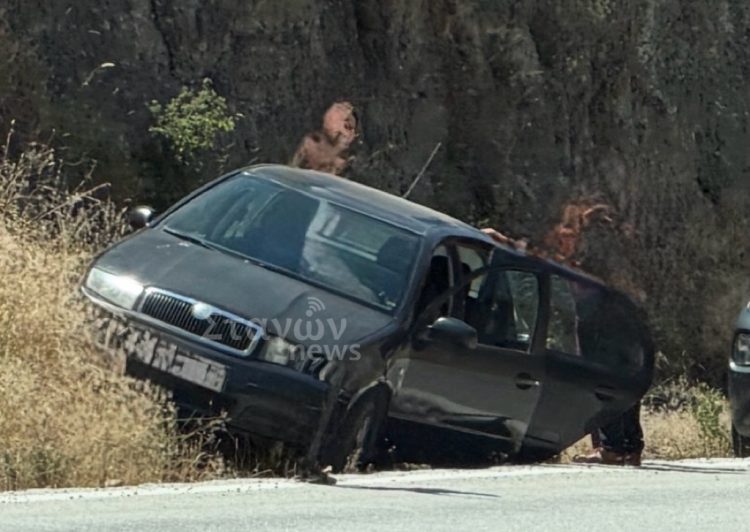 Τροχαίο στην Ε.Ο. Καλαμπάκας – Μουργκανίου: Ι.Χ. βγήκε εκτός δρόμου (ΦΩΤΟ)