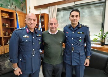 Συνάντηση Δημάρχου Τρικκαίων – Περιφερειακού Αστυνομικού Διευθυντή Θεσσαλίας
