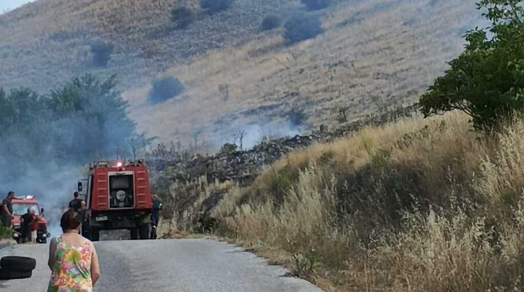 Άμεση επέμβαση της Πυροσβεστικής απέτρεψε τα χειρότερα στον οικισμό των Ελληνοποντίων στη Φαρκαδόνα (ΦΩΤΟ)