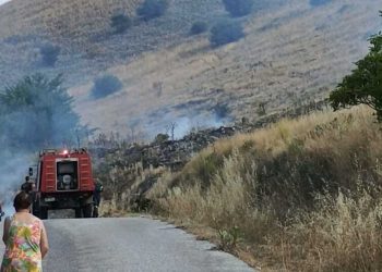 Άμεση επέμβαση της Πυροσβεστικής απέτρεψε τα χειρότερα στον οικισμό των Ελληνοποντίων στη Φαρκαδόνα (ΦΩΤΟ)