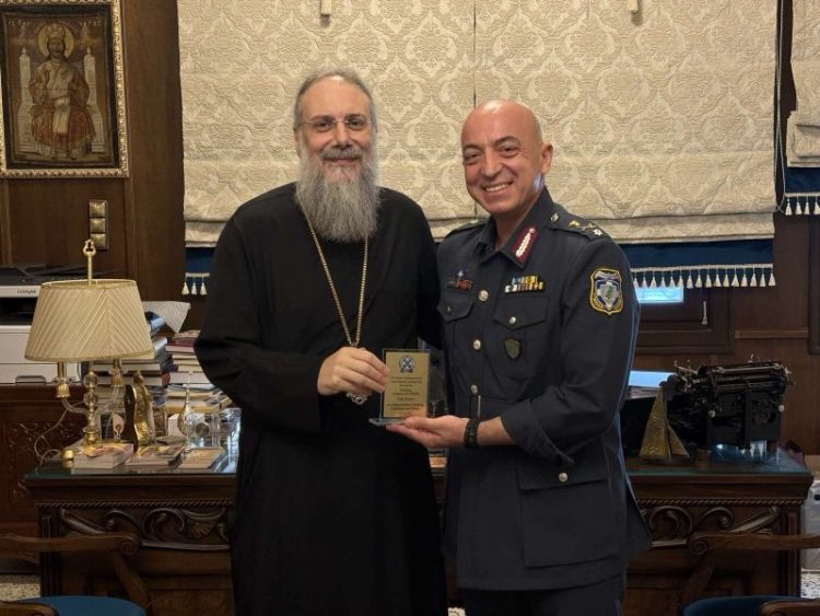 Επίσκεψη του Γενικού Περιφερειακού Αστυνομικού Διευθυντή Θεσσαλίας στον Σεβασμιώτατο Μητροπολίτη Τρίκκης, Γαρδικίου και Πύλης (ΦΩΤΟ)