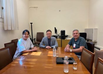 Συνάντηση εργασίας της Μαρίνας Κοντοτόλη και του Μίλτου Ζαμπάρα με τον Πρόεδρο του ΣΕΠΑΜ, κ. Αθανάσιο Δημουλά, για το σχεδιαζόμενο φωτοβολταϊκό έργο στα Αντιχάσια