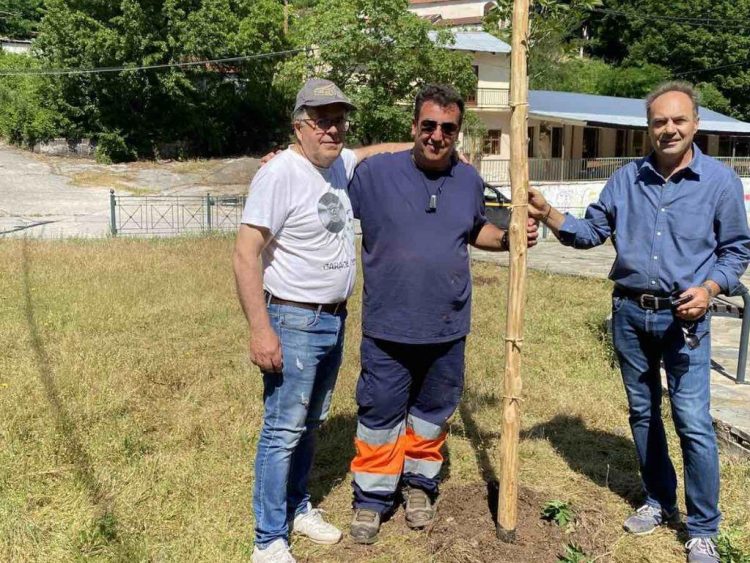 Δενδροφύτευση στον οικισμό της Κόρης από τον Δ. Τρικκαίων