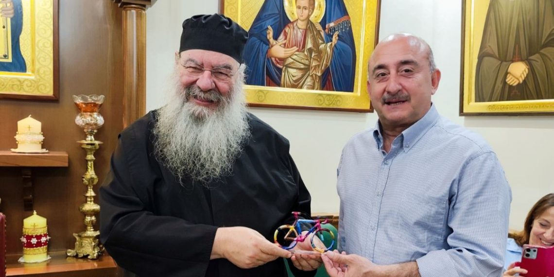 Συνάντηση Δημάρχου Τρικκαίων και εκπροσώπων του Δημοτικού Συμβουλίου με τον Μητροπολίτη Λεμεσού 