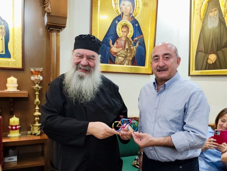 Συνάντηση Δημάρχου Τρικκαίων και εκπροσώπων του Δημοτικού Συμβουλίου με τον Μητροπολίτη Λεμεσού 