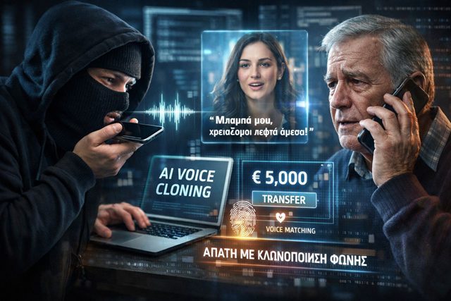 Ψηφιακή Εξαπάτηση 2.0: Κλωνοποίηση Φωνής με Τεχνητή Νοημοσύνη Και Πρακτικές Προστασίας